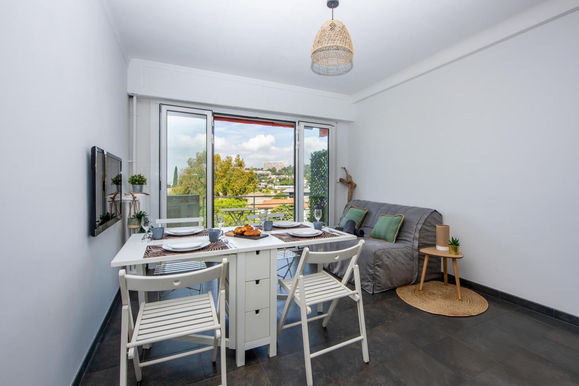 Appartement Vue Mer Cagnes-sur-Mer Kültér fotó
