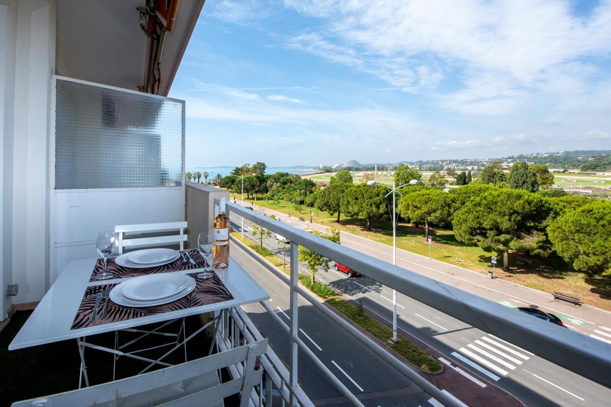 Appartement Vue Mer Cagnes-sur-Mer Kültér fotó